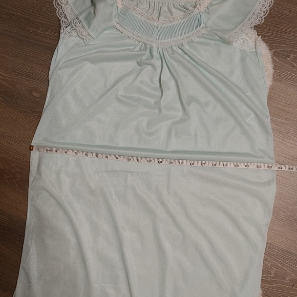 Vintage Maxi Lace Nightgown Size M - Picture 9 of 10